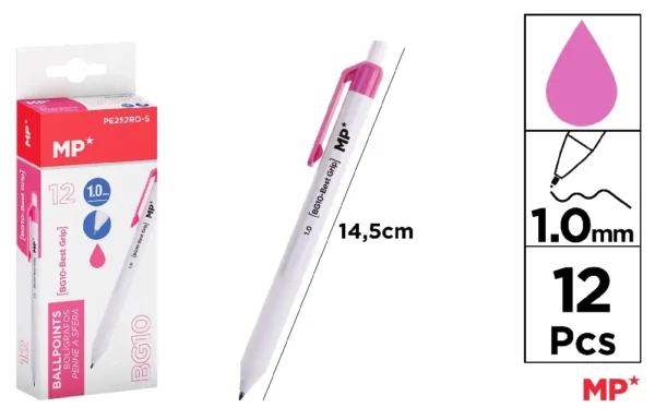 CANETA 1,0 mm ROSA