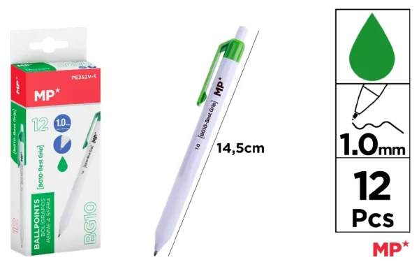 CANETA 1,0 mm VERDE