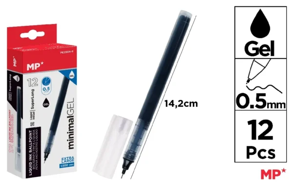 CANETA DE TINTA GEL PONTA DE AGULHA 0.5