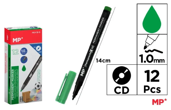 MARCADOR DE CD DE PONTA MÉDIA VERDE
