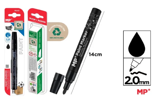 MARCADOR DE PINTURA PRETO