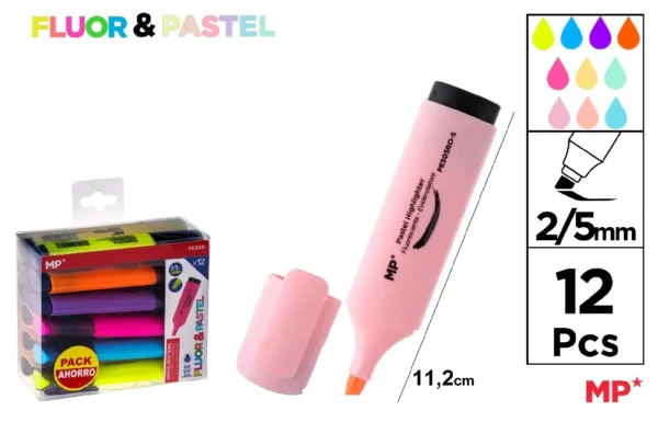 MARCADOR FLUORESCENTE E PASTEL Unidades