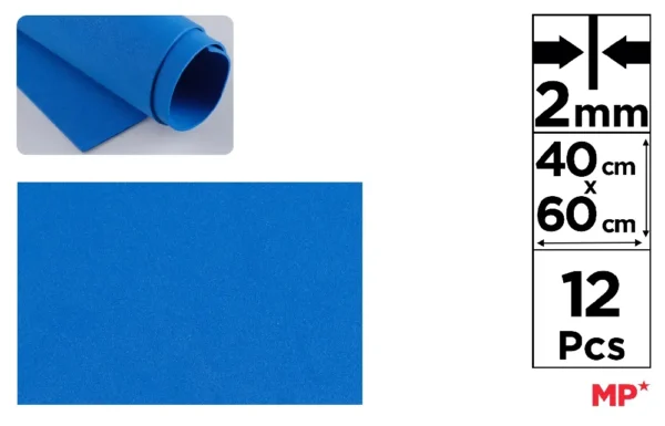 ESPUMA EVA 40 x 60 cm AZUL ESCURO