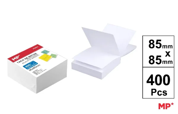 TACO NOTES 85 x 85 mm 400 FOLHAS 70 g