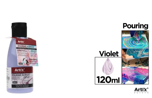 ACRÍLICO POURING VIOLETA 120 ml