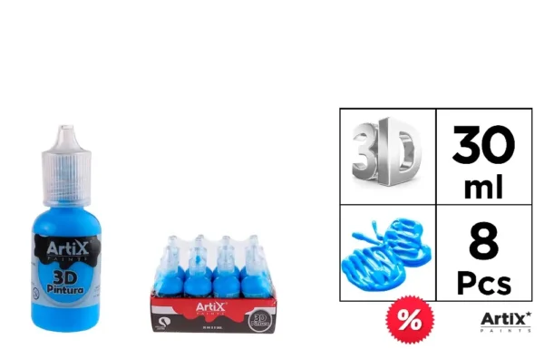 ARTESANATO DE PINTURA 3D AZUL