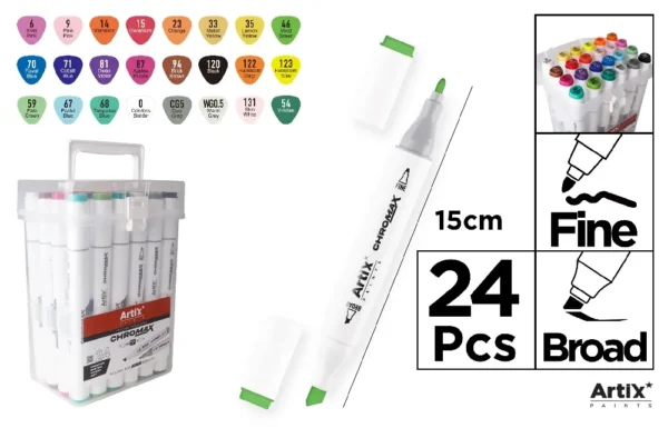 CANETA ALIMENTAR - SKETCHES 24 PCS.