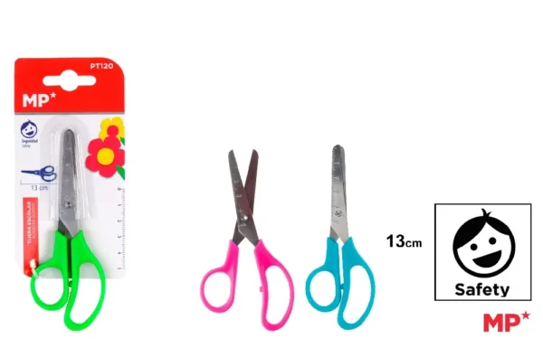 TESOURA ESCOLAR PONTA REDONDA 13 cm