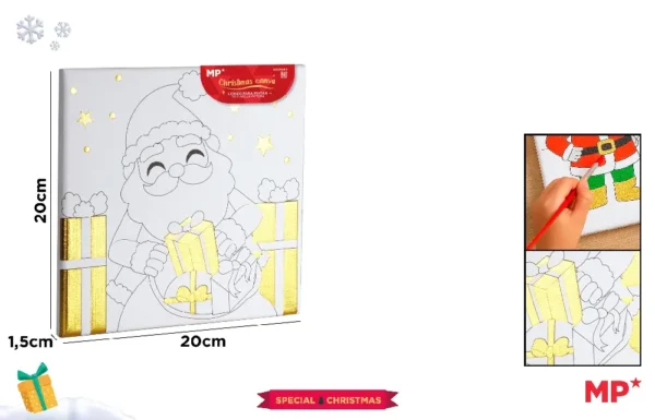 TELA INFANTIL PARA COLORIR 20 x 20 cm