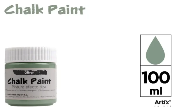 TINTA EFEITO GIZ 100 ml VERDE OLIVA