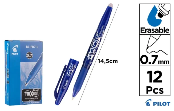 FRIXION AZUL APAGÁVEL 0.7 PILOT BIROS