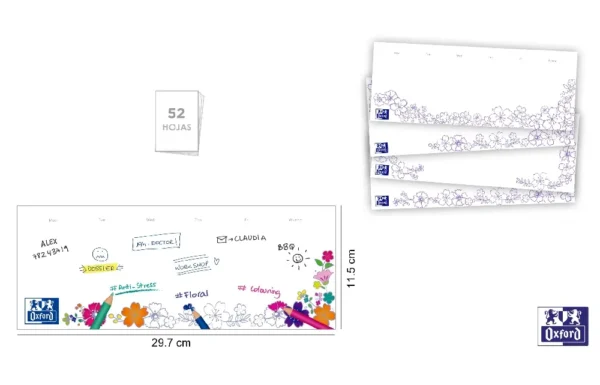 OXFORD TABLE NOTES BLOCK TB 115 x 297 cm