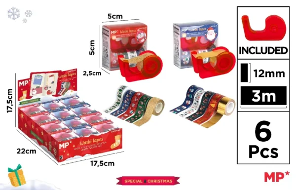 CONJUNTO DE DECORAÇÃO WASHITAPE
