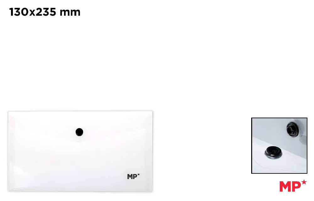 PASTA DE FECHAMENTO COM BOTÃO DE RECIBO