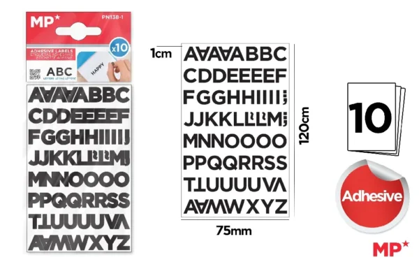 ETIQUETAS ADESIVAS PARA LETRAS