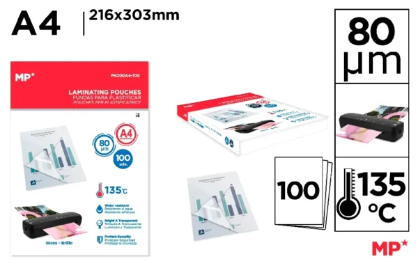 CAPAS PARA LAMINAR A4 100 FOLHAS