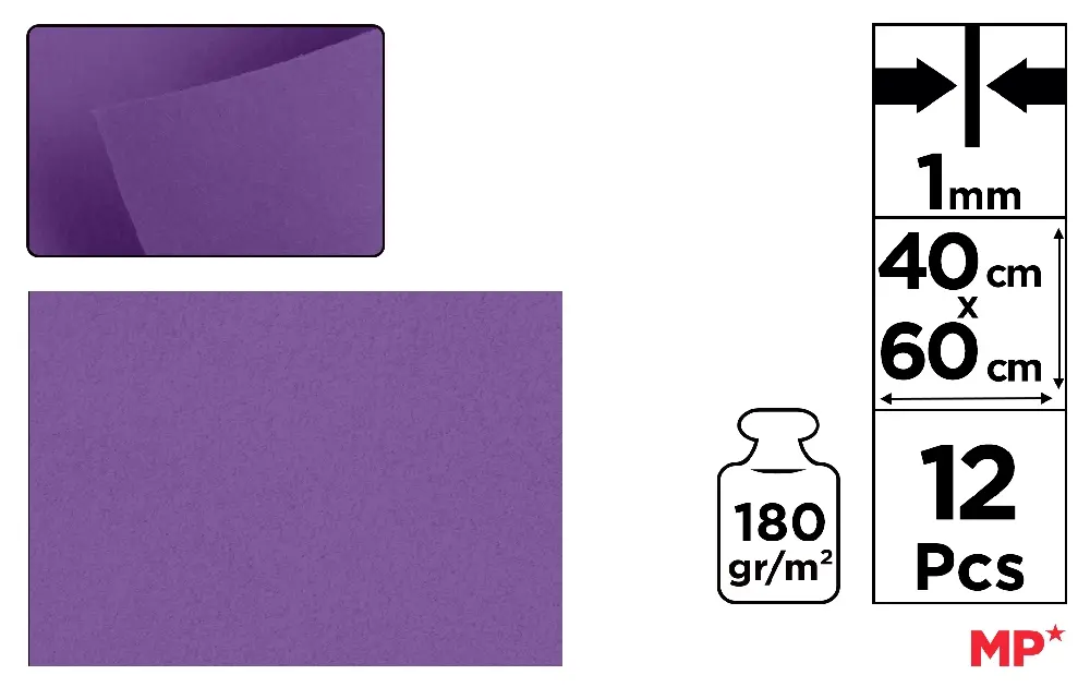 FELTRO 40 x 60 cm COR VIOLETA