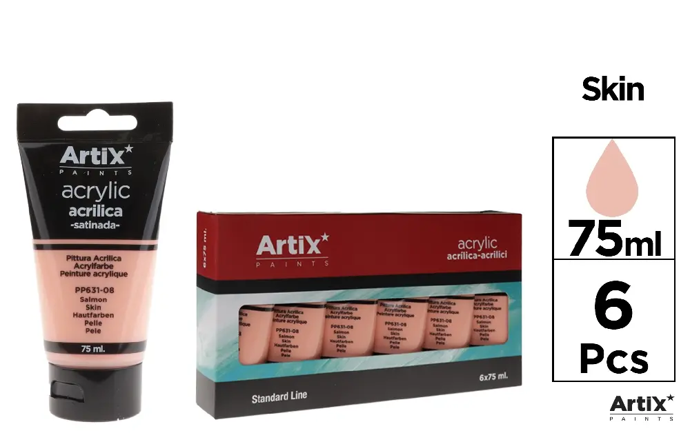 TUBO DE TINTA ACRÍLICA 75 ml