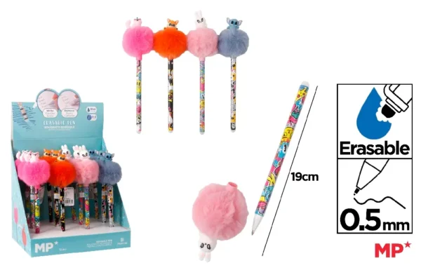CANETA DE NATAL APAGÁVEL 12PCS