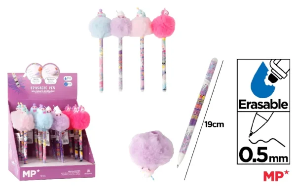 CANETA DE NATAL APAGÁVEL 12PCS