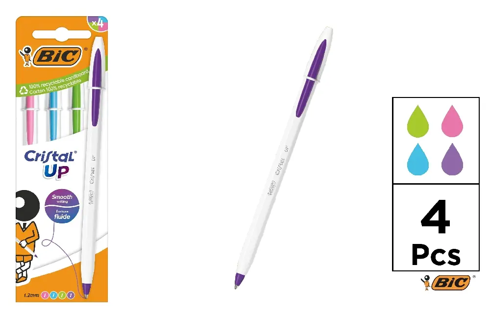 BICOLOR FUN BALLPOINT 4 unid. UE