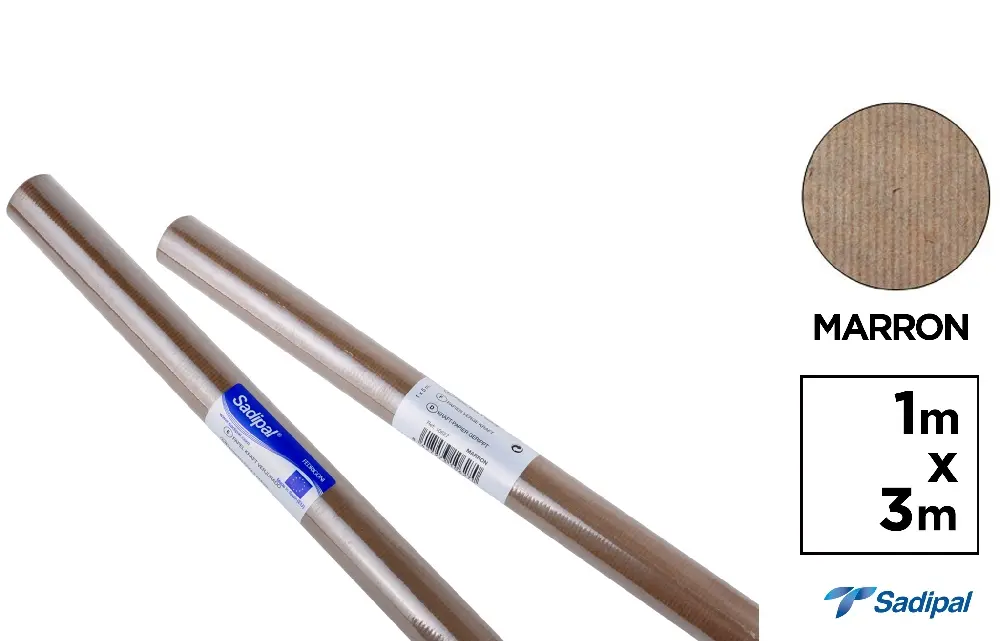 PAPEL KRAFT MARROM 1 x 3 m (30 unid.) 10