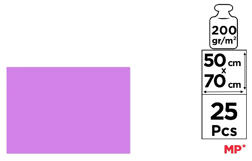 CARTÃO 50 x 70 cm VIOLETA