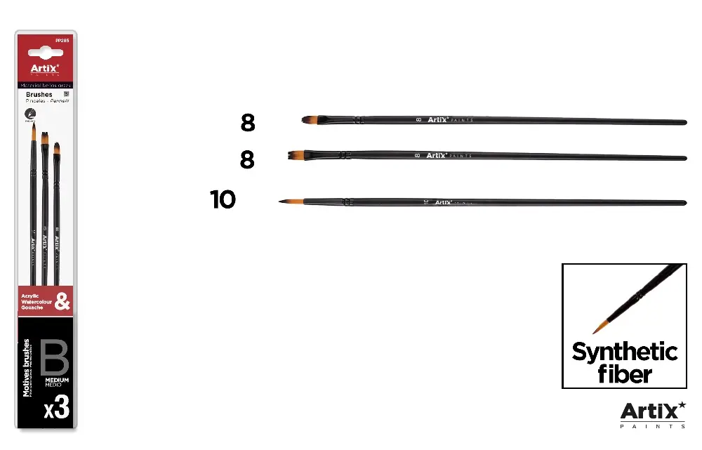 ESCOVA PROFISSIONAL 3 unid.