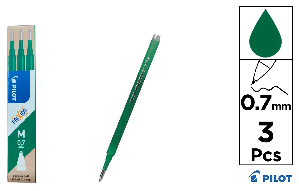 RECARGA FRIXION VERDE 0.7 PILOT