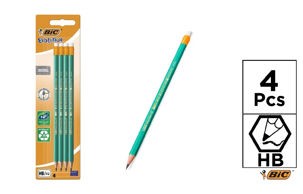 LÁPIS ECO EVOLUTION 650 HB 4 unid. UE -8