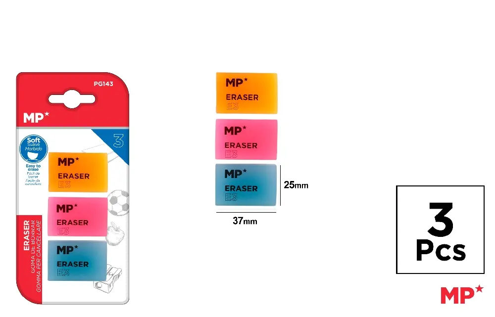BORRACHA ESPECIAL 3 unid.
