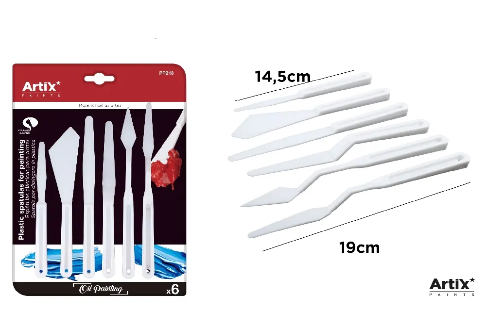 ESPÁTULAS DE PINTURA PLÁSTICA